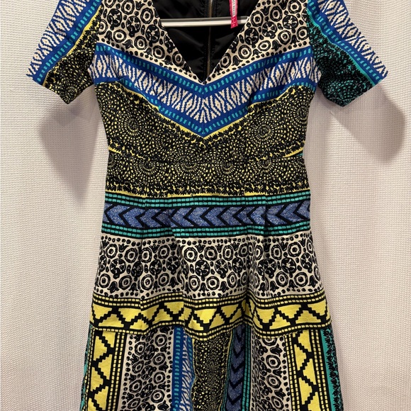 Plenty by Tracy Reese Dresses & Skirts - Plenty by Tracy Reese Blue and Yellow Mini Dress
